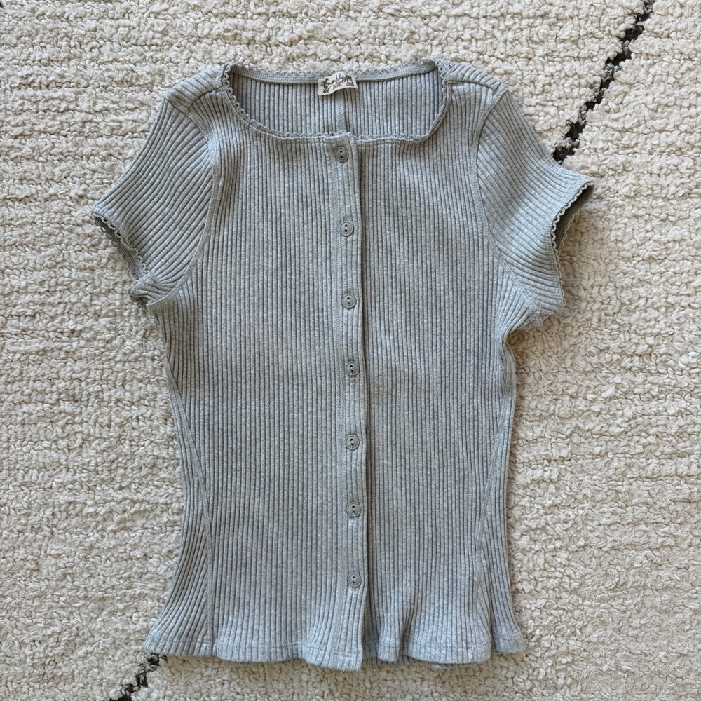 Free People Most Wanted Cardi - grey, size medium